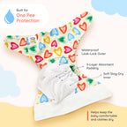 Advanced Nappy Medium - Pack of 2 (Happy Hearts & Cloudy Cuddles)
