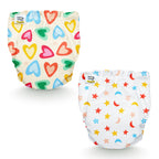 Advanced Nappy Small - Pack of 2 (Happy Hearts & Sleepy Sky)