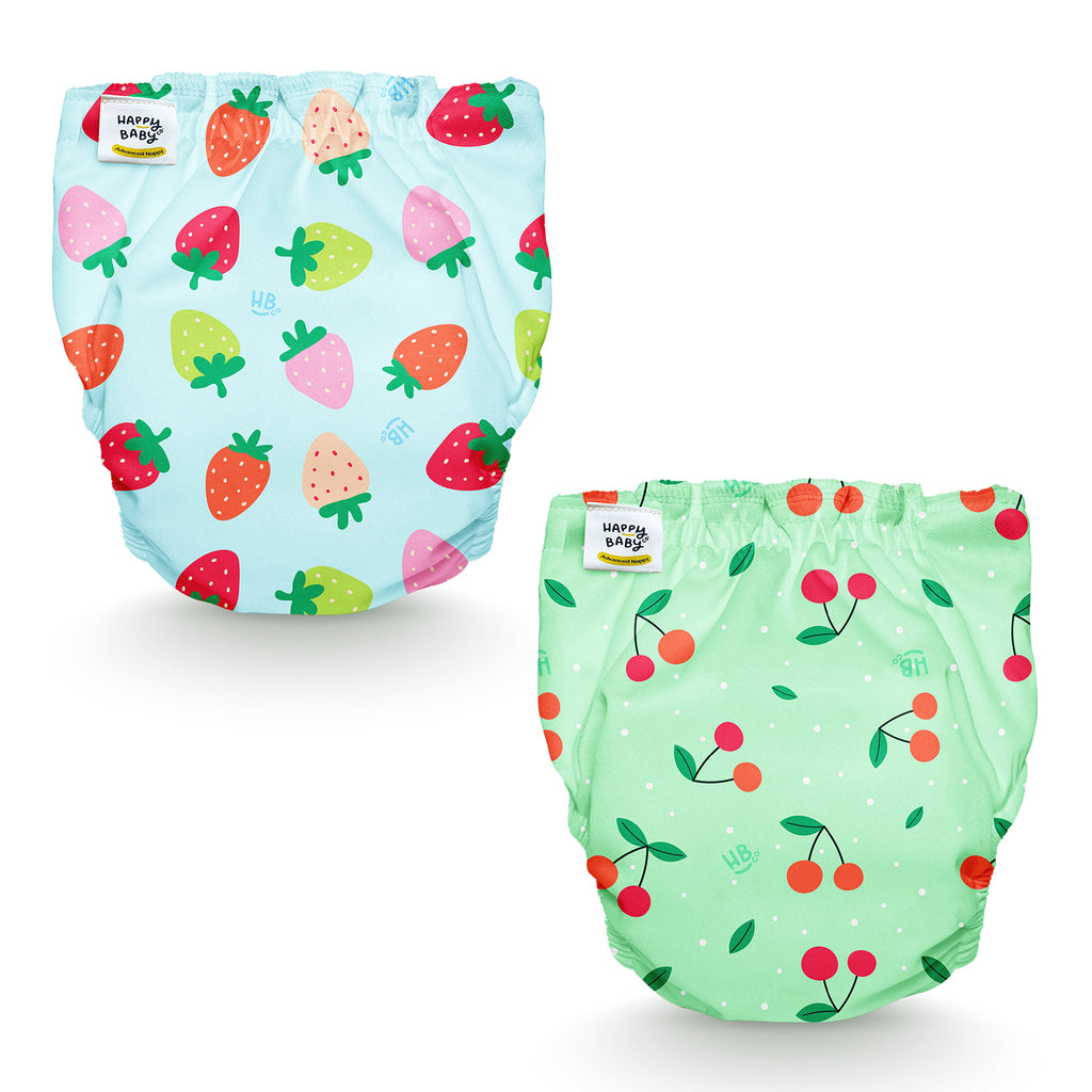 Advanced Nappy Medium - Pack of 2 (Strawberry Dream & Cherry Cheer)
