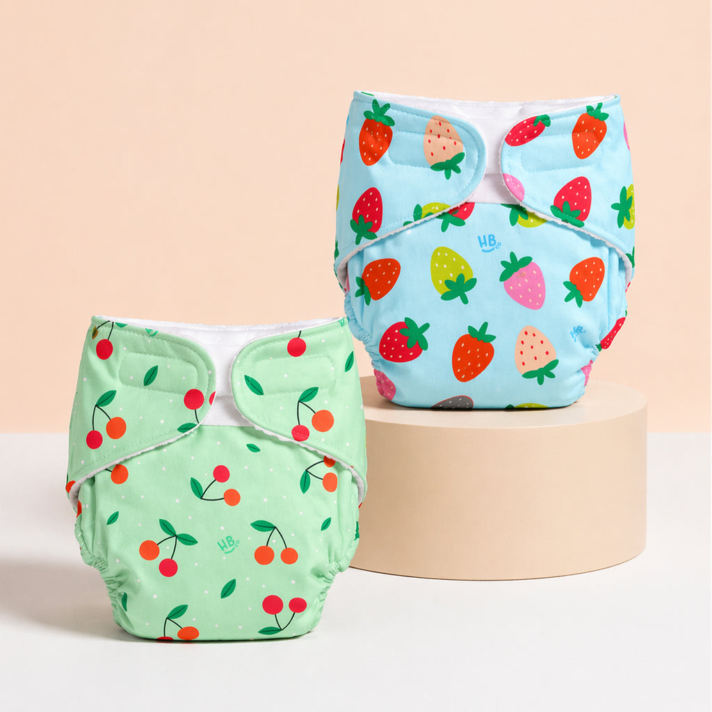 Advanced Nappy Medium - Pack of 2 (Strawberry Dream & Cherry Cheer)